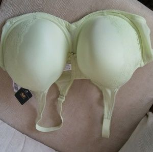 Wacoal chartreuse partially lined bra